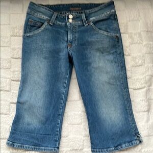 Hudson Jeans Women's Blue Jeans Shorts